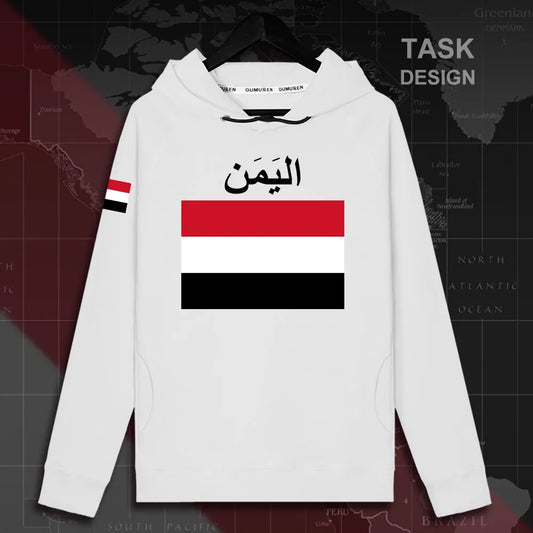 Yemen Yemeni Arabi YEM Islam mens hoodie pullovers hoodies men sweatshirt streetwear clothing hip hop tracksuit nation flags 02